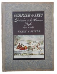 1942 1st Ed. Currier And Ives PrintmakersHarry Peters Art Folio Book 192 Plates