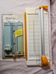 Cutterpede Mini Paper Trimmer And Fiskars Cutter