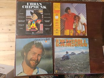 #107 - Lot Of 4 Vintage Misc. Classic Record Albums CW McCall And More