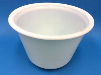 White Glass Mixing Bowl