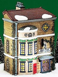 DEPARTMENT 56 Dickens Village King's Road Post Office 56.58017 Retired  Mint In Box