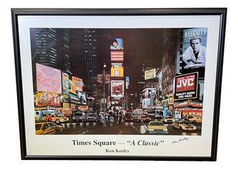 Paid $500 Times Square 'A Classic' By Ken Keeley Signed Piece