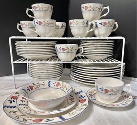 49 Pc. Nikko Provincial AVONDALE Pattern Dinnerware Set (appears To Never Have Been Used)