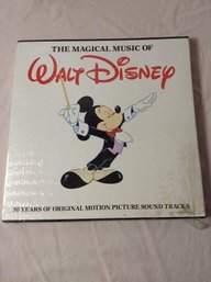 Walt Disney The Magical Music Of - 50 Years Of Original Motion Picture Sound Tracks In Original Packaging.