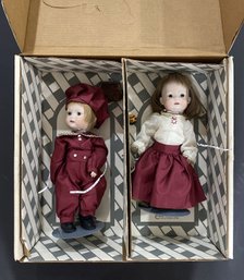 B. Chase Vintage Porcelain Doll Set Hand Signed 1984 Very Rare Limited Edition