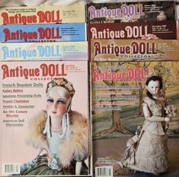 Antique Doll Magazines With Various Dates, Christies Catalogue For Antique Dolls, And More