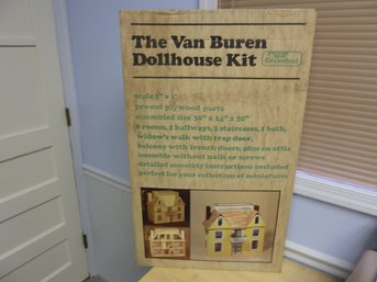 #60: Vintage 1979 Greenleaf The Van Buren Dollhouse Kit Number 8005 RARE.
