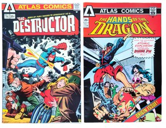 1975 Atlas Comic #1 Issues THE HANDS OF THE DRAGON & DESTRUCTOR