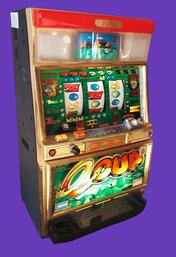 Full Size Eleco Ecup Slot Machine  Working Condition