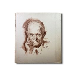 23x20 Eisenhower Pastel On Paper - Signed Alton S Tobey