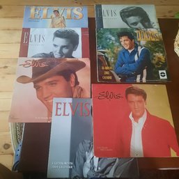 #142 - Lot Of 7 Vintage Elvis Presley Calendars - Some Still Sealed. Includes The Following,