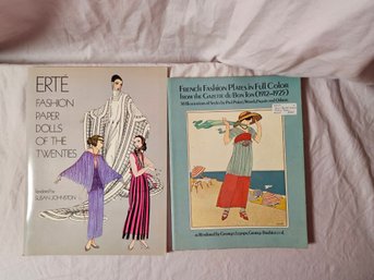 Vintage Erte Paper Dolls Of The 1920's And French Fashion Plates From 1912-1925