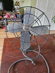 133 Vintage Westinghouse Commercial 4-Blade Tilting & Oscillating 12' Electric Fan #12-MC-3 - Tested Working