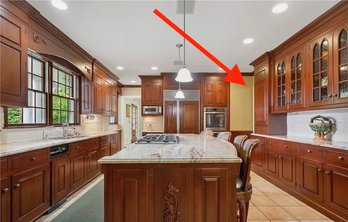 Pantry Cabinets With Glass Doors - Custom Kitchen Cabinetry By Rutt