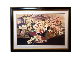 Large Format - Dogwood Floral Print - Framed Behind Acrylic