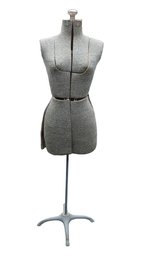 Vintage  Size A Adjustable Dress Form With Original Cast Iron Base