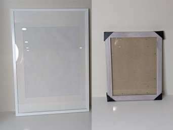 Two Frames - One White, One Mauve