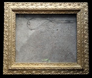 Antique Victorian Gold Gesso Picture Painting Frame Old Glass For 16x20' Art