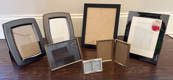 Collection Of 7 Picture Frames, Various Styles And Size