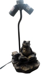 Vintage Reading Frog Dual Light Table Desk Lamp