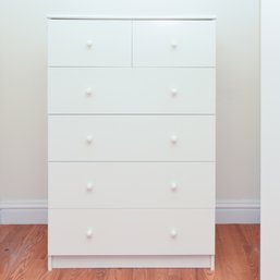 6 Drawer White Dresser