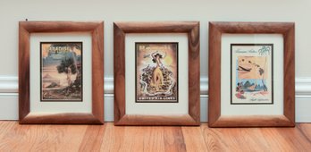 Many Alohas! 3 Framed Vintage Style 1940s Style Hawaiian Frame Prints