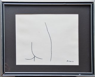 Picasso 'Fragment De Corps De Femme' Framed Lithographic Print