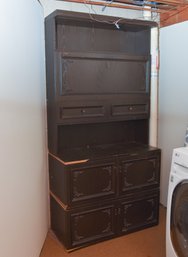 Oversized Vintage Style Farmhouse Cabinet