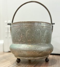 Vintage Style Brass Coal/Log Bucket