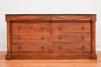 Marble Top Italian 6 Drawer Dresser Made Exclusively For Bloomingdales