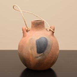 Earthenware Pot With Twine Handle