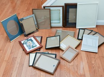 Collection Of 20 Picture Frames Various Shapes, Sizes And Styles