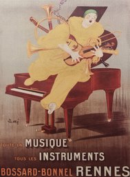 'Bossard Bonnel Rennes Instruments' By Artist Lotti Vintage French Poster On Canvas