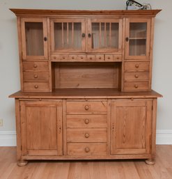 Large Pine Dining Buffet