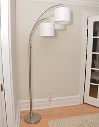 Tall Modern Arc Corner Floor Lamp