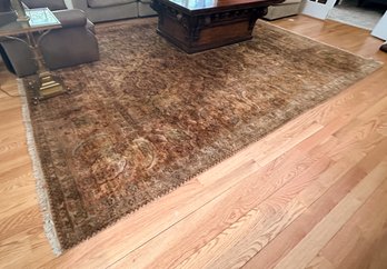 Gold And Rust Oriental Style Room Rug