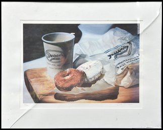 'Dreesen's Bagel And Cream Cheese' Print By Curt Hoppe, Limited Edition