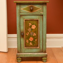 Hand Painted Tole Cabinet