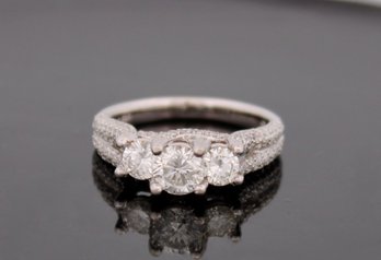 1.25 Carat TW 3 Stone Diamond Ring