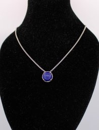 David Yurman Necklace And Lapis Pendant