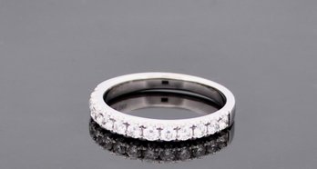 .50 Carat TW Diamond Half Eternity Wedding Band