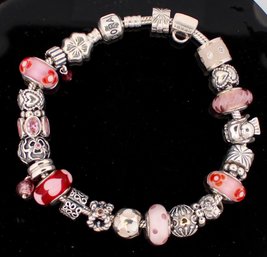 Pandora With 24 Beads Sterling Silver