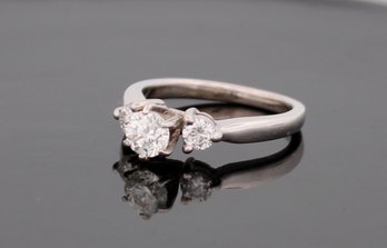 1 Carat TW *GIA Certified* 3 Stone Diamond Engagement Ring