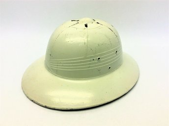 Painted White Safari Hat