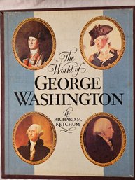 Large Book On The World Of George Washington In Protective Sleeve