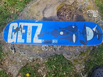 156 - Rare Kerry Getz Blue Habitat 31' Skateboard Deck: