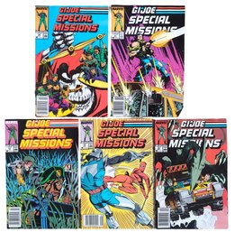 1989 Marvel Comics G.I Joe Special Missions Lot 23-24-25-26-27