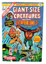 1974 Marvel Comics Giant-Size Creatures #1 Featuring Werewolf Key 1st App Tigra