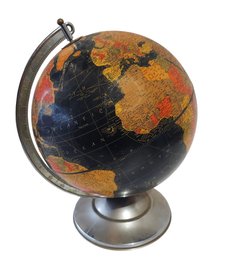 Vintage Replogle 12 Inch Starlight World Globe On Rotating Stand