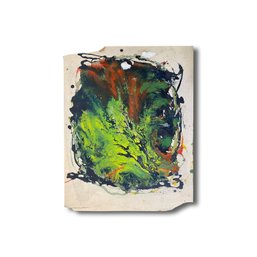 13x17 Bright And Bold Abstract Of Discovery - Unsigned
